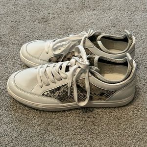Steve Madden Bliss sneaker white‎ with snake print size 9.5